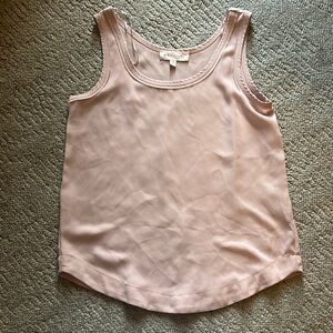 Philosophy Pink Tank Top with Blouse Finish